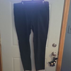 Maurices Black 'I AM SMART' Stretch Skinny Pants XL LONG
